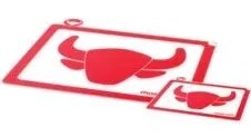 Доска Mastrad разделочная Мясо - набор из 2 шт, (35*28 см + 21*14.8 см), красная F23110 от компании «ZAKAZ-MARKET24 - фото 1