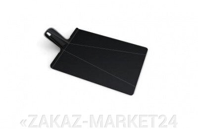 Доска разделочная пластиковая, 17x31x1.5cm, Joseph Joseph Chop2Pot Plus mini, черная 60054 от компании «ZAKAZ-MARKET24 - фото 1