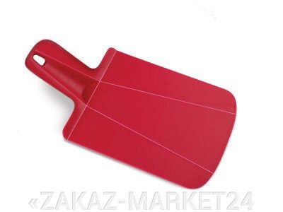 Доска разделочная пластиковая, 17x31x1.5cm, Joseph Joseph Chop2Pot Plus mini, красная 60052 от компании «ZAKAZ-MARKET24 - фото 1