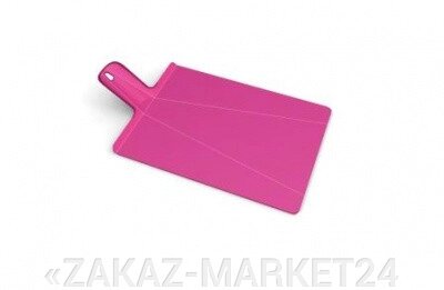 Доска разделочная пластиковая 38x21x1.5cm, Joseph Joseph Chop2Pot Plus, розовая (NSP016SW) от компании «ZAKAZ-MARKET24 - фото 1
