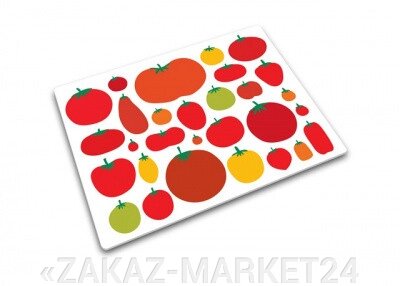 Доска разделочная стеклянная 40x30x0.4cm Joseph Joseph Mixed Tomatoes (90017) от компании «ZAKAZ-MARKET24 - фото 1