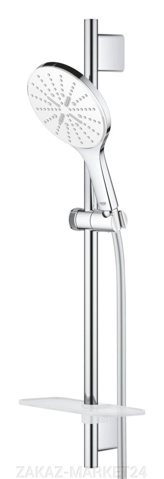 Душевой гарнитур GROHE Rainshower SmartActive 150, 3 вида струй, белая луна (26592LS0) от компании ZAKAZ-MARKET24 - фото 1