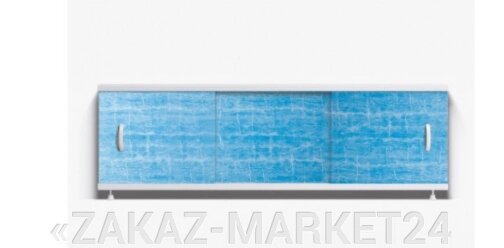 Экран под ванну 1,5 м alavann "ОПТИМА" // 32 голубая волна от компании «ZAKAZ-MARKET24 - фото 1