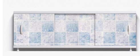 Экран под ванну 1,5 м ALAVANN "ОПТИМА" Р // Р17 голубой кафель от компании «ZAKAZ-MARKET24 - фото 1