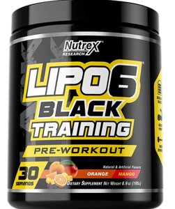 Энергетик N. O. lipo 6 black training, 195 gr.