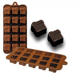 Форма для шоколада 10,5x21x2,5мм. Ibili 860308
