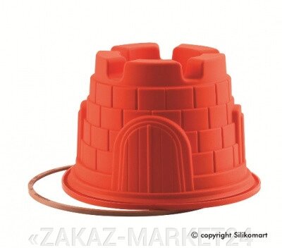 Форма для выпечки, красная, силиконовая, Silikomart Италия SFT321 Крепость 20.321.01.0068 от компании «ZAKAZ-MARKET24 - фото 1