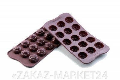 Форма Silikomart Ø2818мм. 15шт. для шоколада, SCG 13 ROSE, 22.113.77.0065 от компании «ZAKAZ-MARKET24 - фото 1
