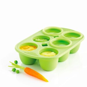 Формочки Mastrad детские на 6 порций * 60 мл зеленые - в подарочной упаковке F52008
