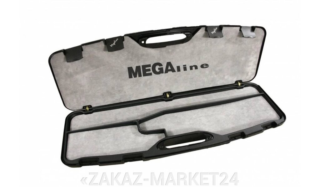 Футляр MEGALINE (82x25x8cм)(черный)(4 защелки) для гладкоствольного двуствольного оружия от компании «ZAKAZ-MARKET24 - фото 1