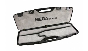 Футляр MEGALINE (82x25x8cм)(черный)(4 защелки) для гладкоствольного двуствольного оружия