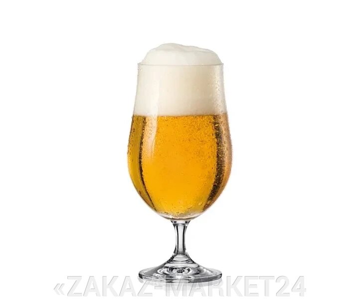 Фужеры BAR 380мл пиво 4шт. богемское стекло, Чехия (40752--380) от компании «ZAKAZ-MARKET24 - фото 1