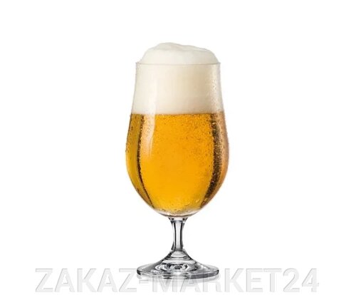 Фужеры BAR 380мл пиво 4шт. богемское стекло, Чехия (40752380)