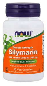 Гепатопротектор Silymarin - Double Strength 300 mg, 50 caps.