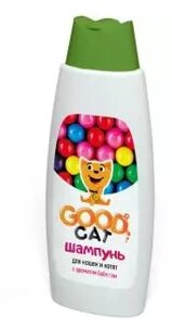 Good cat шампунь для кошек и котят с ароматом bubble GUM, 250