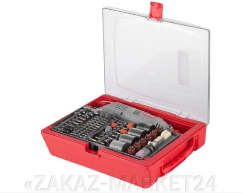 Гравер ЗУБР электрический с набором мини-насадок в кейсе, 176 предметов от компании «ZAKAZ-MARKET24 - фото 1