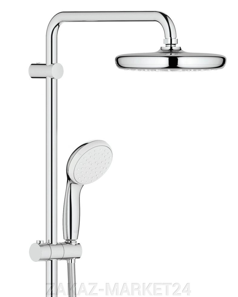 Grohe Душевая система без смесителя, верхний душ New Tempesta System 210, ручной душ 100, шланг 1250мм 26381001 от компании ZAKAZ-MARKET24 - фото 1