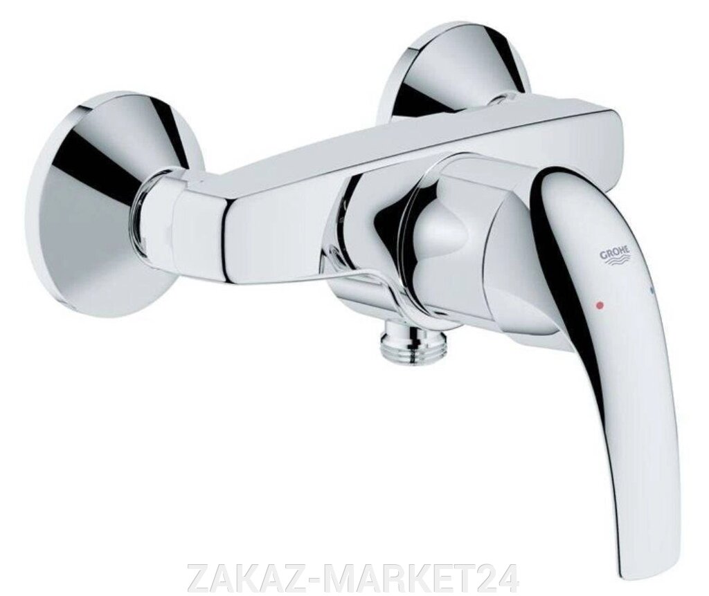 Grohe Смеситель для душа с подключением шланга baucurve 32807000 от компании ZAKAZ-MARKET24 - фото 1