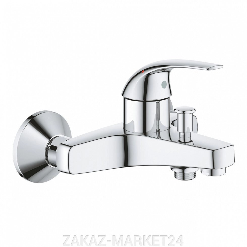 Grohe Смеситель для ванны  BauCurve, настенный монтаж 23599000 от компании «ZAKAZ-MARKET24 - фото 1