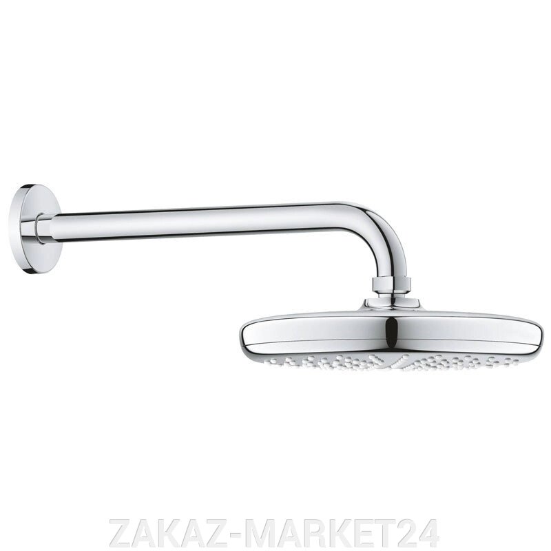 Grohe Верхний душ Tempesta 210 с душевым кронштейном 286 мм 26412000 от компании ZAKAZ-MARKET24 - фото 1