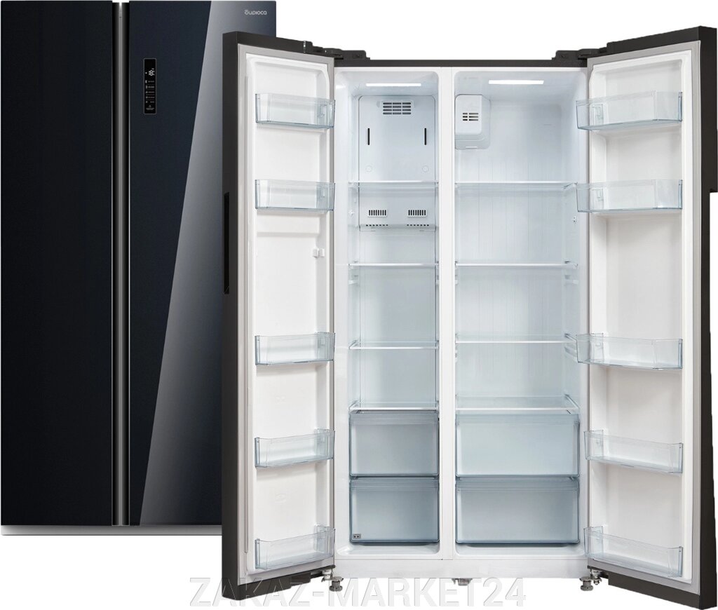 Холодильник Бирюса SBS 587 BG черный от компании «ZAKAZ-MARKET24 - фото 1