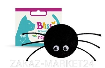 Игрушка Bliss с кошачьей мятой Паучок от компании ZAKAZ-MARKET24 - фото 1