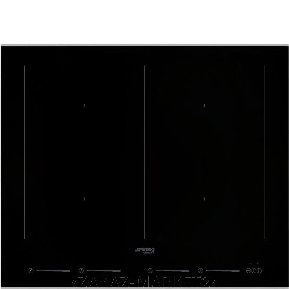 Индукционная варочная панель, 60 см, прямой край Smeg SIM662WLDX от компании «ZAKAZ-MARKET24 - фото 1