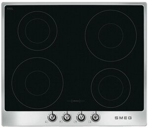 Индукционная варочная панель, 60 см Smeg PI964X