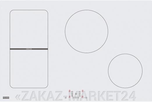Индукционная варочная панель FRANKE FHMR 804 2I 1FLEXI WH белая от компании «ZAKAZ-MARKET24 - фото 1