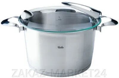 Кастрюля 24см. 6,5л. с крышкой Solea Fissler, Германия 016 100 24 000 от компании ZAKAZ-MARKET24 - фото 1