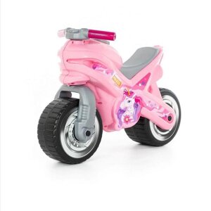 Каталка-ТОЛОКАР Мотоцикл, Розовый.