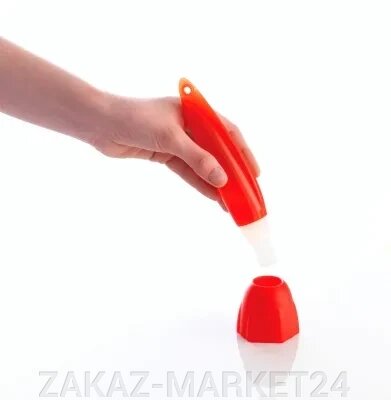 Кисточка Mastrad пипитка из силикона, оранжевый - на картоне F13309 от компании ZAKAZ-MARKET24 - фото 1