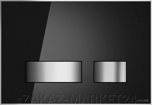 Кнопка MOVI для LINK PRO/VECTOR/LINK/HI-TEC стекло черный от компании «ZAKAZ-MARKET24 - фото 1