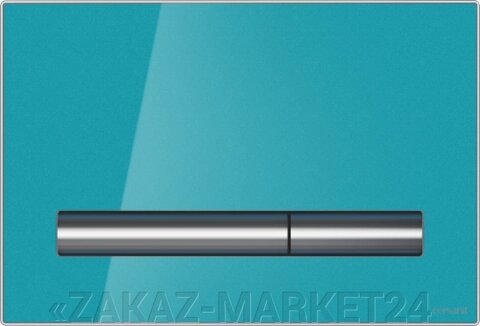 Кнопка PILOT для LINK PRO/VECTOR/LINK/HI-TEC стекло лазурный от компании «ZAKAZ-MARKET24 - фото 1