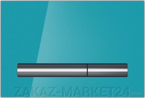 Кнопка PILOT для LINK PRO/VECTOR/LINK/HI-TEC стекло лазурный от компании ZAKAZ-MARKET24 - фото 1