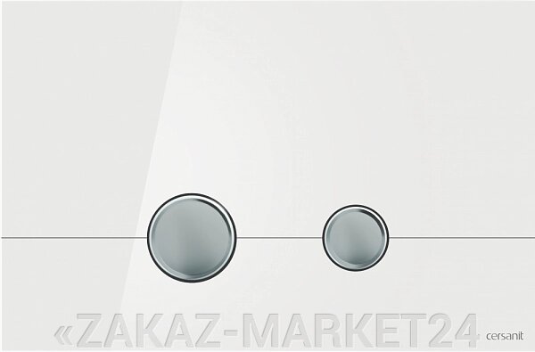 Кнопка STERO для LINK PRO/VECTOR/LINK/HI-TEC стекло белый от компании «ZAKAZ-MARKET24 - фото 1