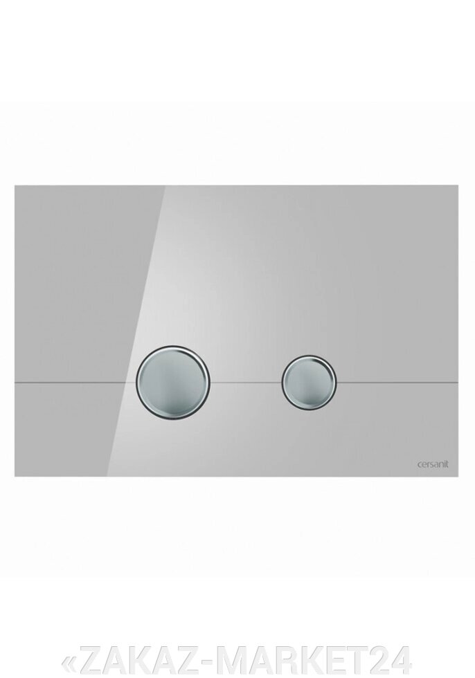 Кнопка STERO для LINK PRO/VECTOR/LINK/HI-TEC стекло серый от компании «ZAKAZ-MARKET24 - фото 1