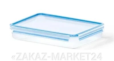 Контейнер EMSA 2,6л. прямоугольный, прозрачный /голубой CLIP&CLOSE 3D 508545 от компании «ZAKAZ-MARKET24 - фото 1