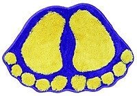 Коврик фиолетовый/ножки фигурка Аквалиния 45*65 от компании «ZAKAZ-MARKET24 - фото 1