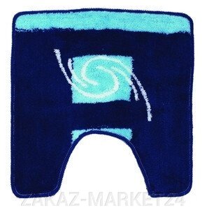 Коврик темно/синий  для унитаза Аквалиния  50*50 (38) от компании «ZAKAZ-MARKET24 - фото 1