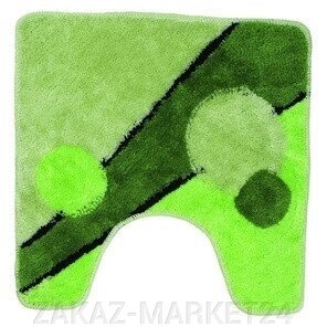 Коврик зеленый/круги для унитаза  Аквалиния 50*50 (31) от компании «ZAKAZ-MARKET24 - фото 1