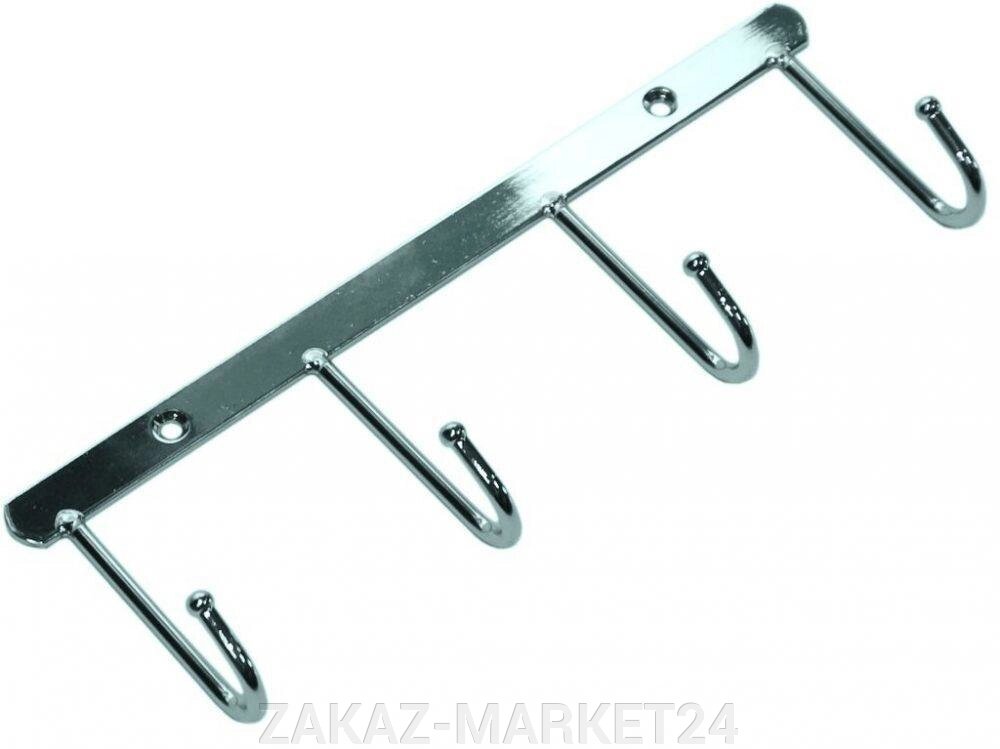 Крючки на планке 4шт Аквалиния (АЕ-495) от компании «ZAKAZ-MARKET24 - фото 1