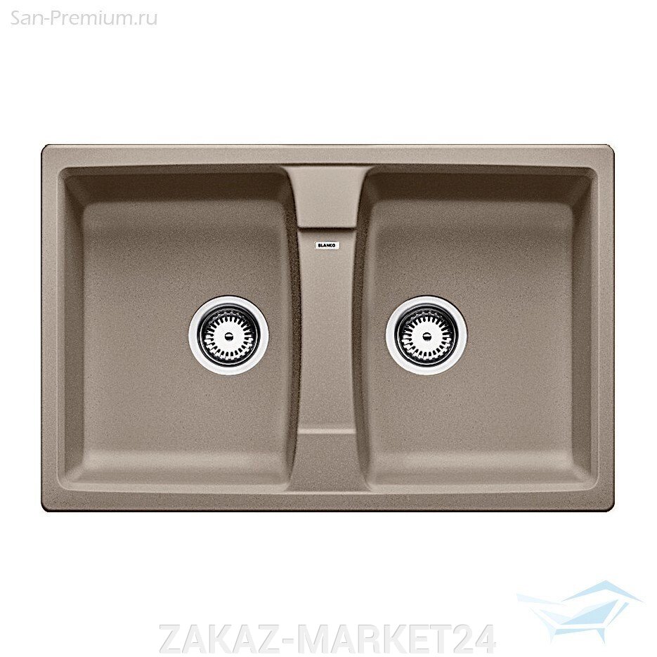 Кухонная мойка Blanco Lexa 8 серый беж (517340) от компании «ZAKAZ-MARKET24 - фото 1
