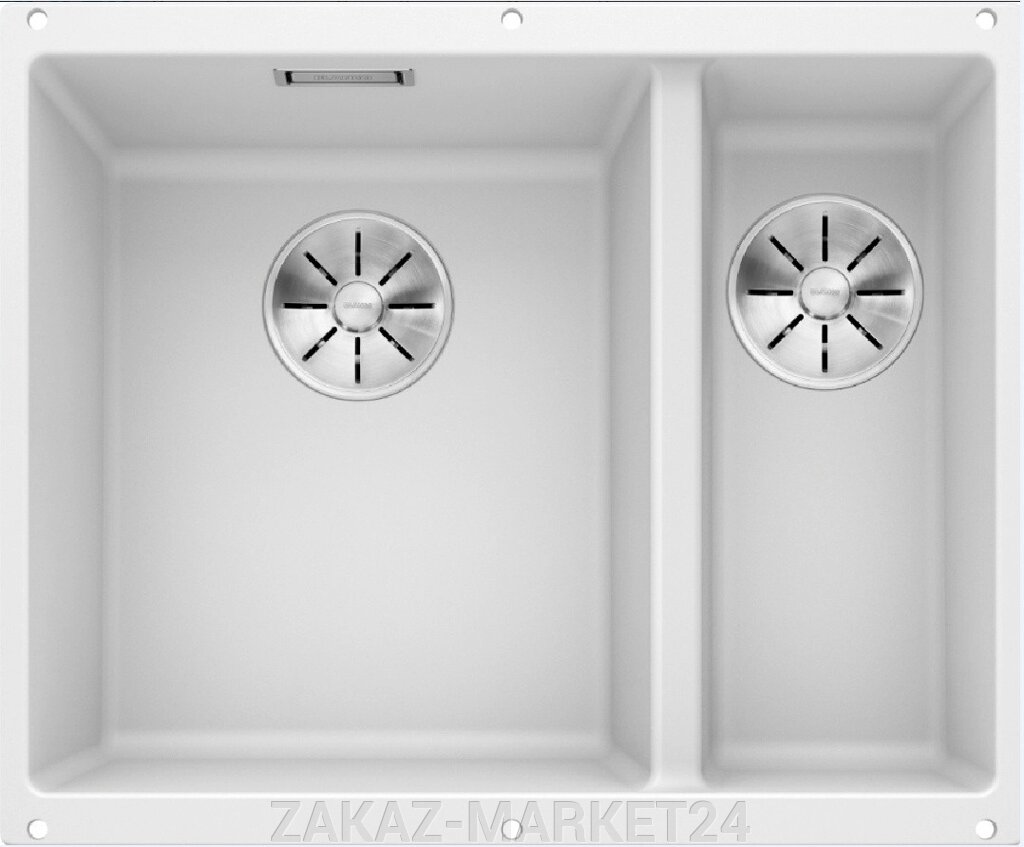 Кухонная мойка Blanco накладная Subline 340/160-U LH 523552 белый от компании «ZAKAZ-MARKET24 - фото 1