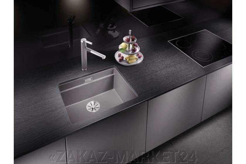 Кухонная мойка гранит Blanco Etagon 500-U антрацит (522227) от компании «ZAKAZ-MARKET24 - фото 1