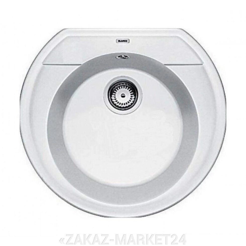 Кухонная мойка гранит Blanco Rondoval 45 - белый (515671) от компании «ZAKAZ-MARKET24 - фото 1