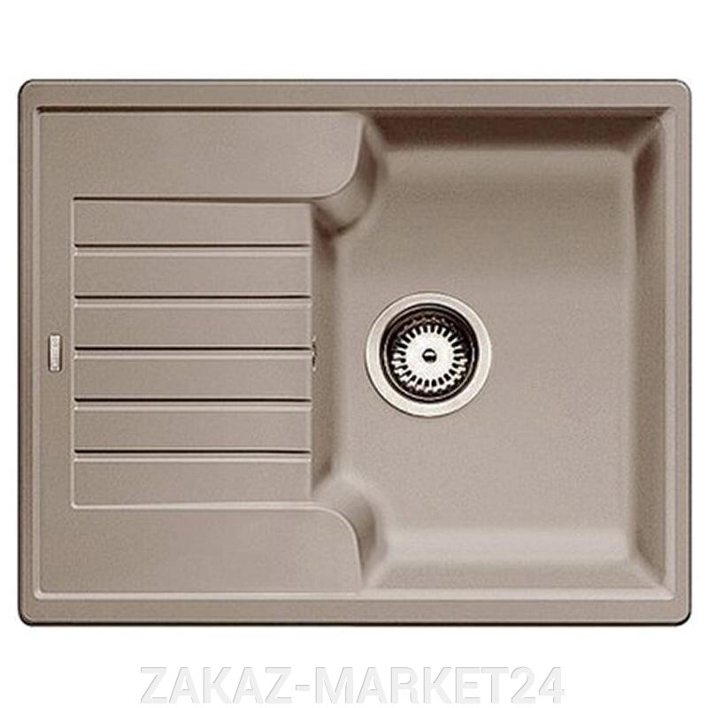 Кухонная мойка гранит Blanco Zia 40 S - серый беж (517411) от компании «ZAKAZ-MARKET24 - фото 1