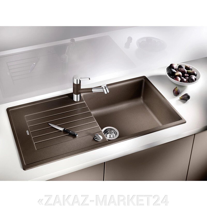 Кухонная мойка гранит Blanco Zia XL 6 S - мускат (521971) от компании «ZAKAZ-MARKET24 - фото 1