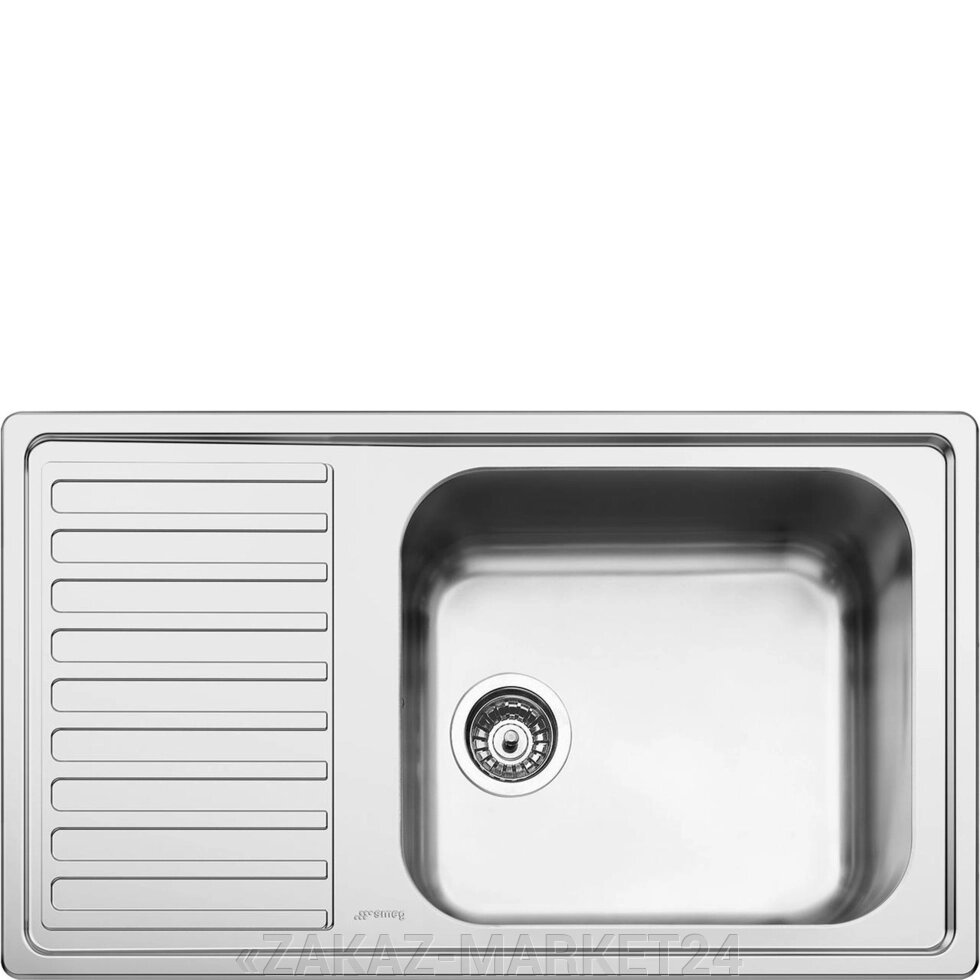 Кухонная мойка Smeg LGM861S-2 Silver от компании «ZAKAZ-MARKET24 - фото 1