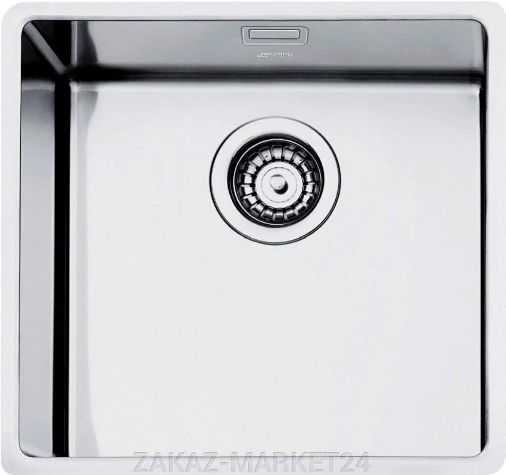 Кухонная мойка Smeg подстольная VFU50SFR 44x20 серебристый от компании «ZAKAZ-MARKET24 - фото 1